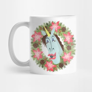 Merry Unicorny Christmas Mug